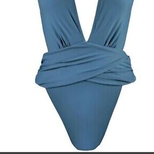 Cupshe Womens SzL Teal Swimsuit